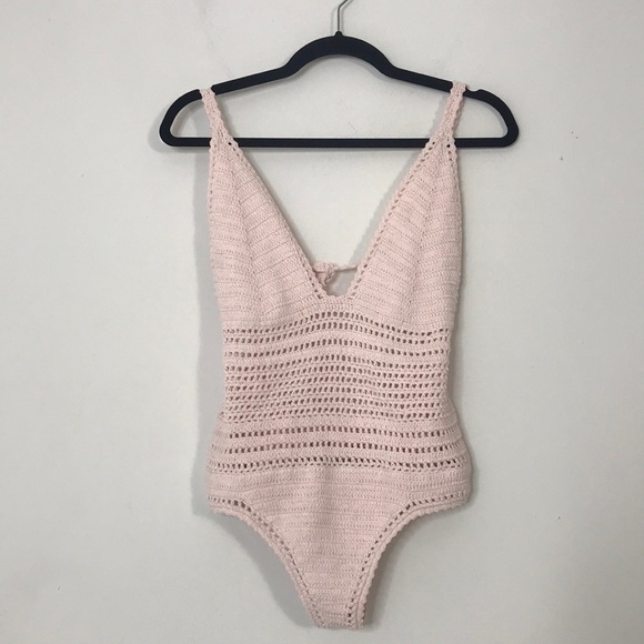 NWOT SHE MADE ME Lalita Crochet One piece - Picture 5 of 12